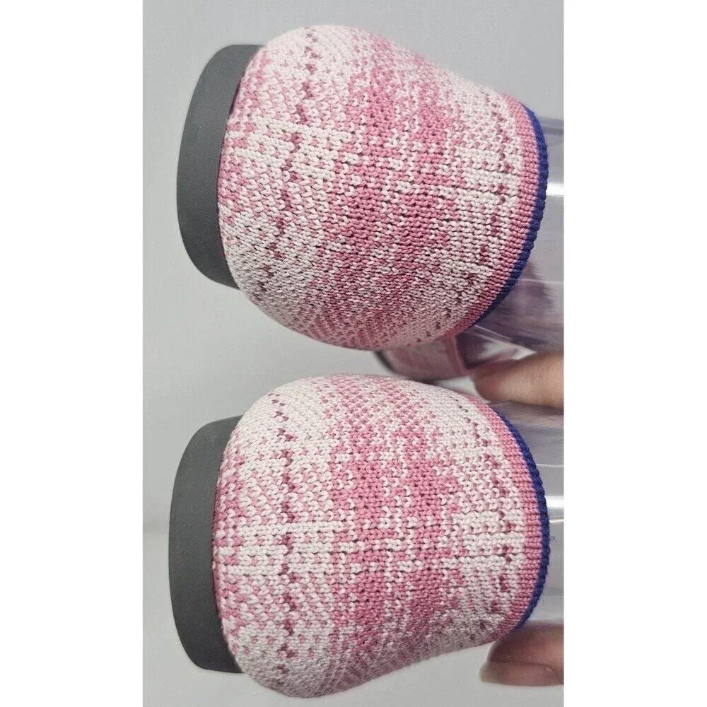 Rothy’s The Point Pink Plaid Limited Edition Breast Cancer Slip On Flats Size 8 - Picture 8 of 13